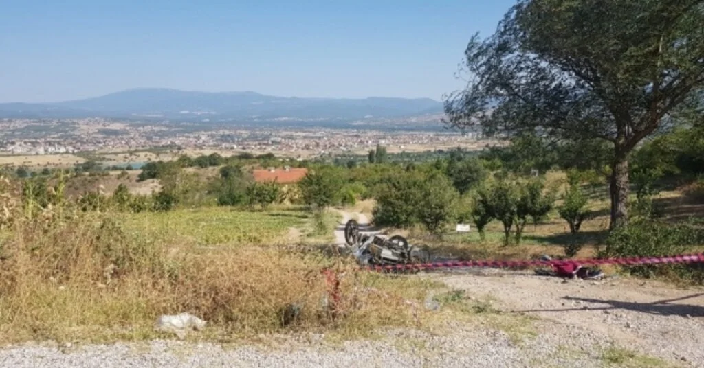 Gedizde Motosiklet Kazası: 1 Ölü
