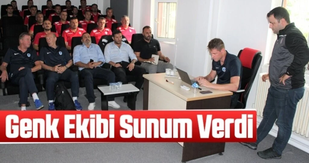 Genk Ekibi Sunum Verdi