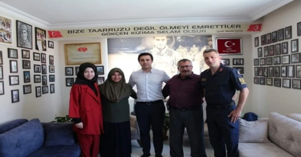 Günyüzü Kaymakamı Çelikten Şehit Ailelerine Bayram Ziyareti