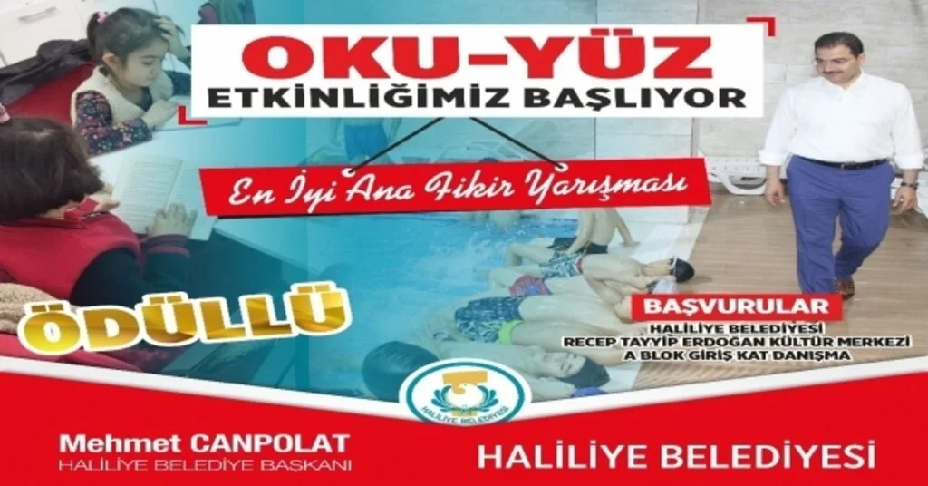 Haliliye Belediyesinden Ödüllü Kitap Okuma Yarışması