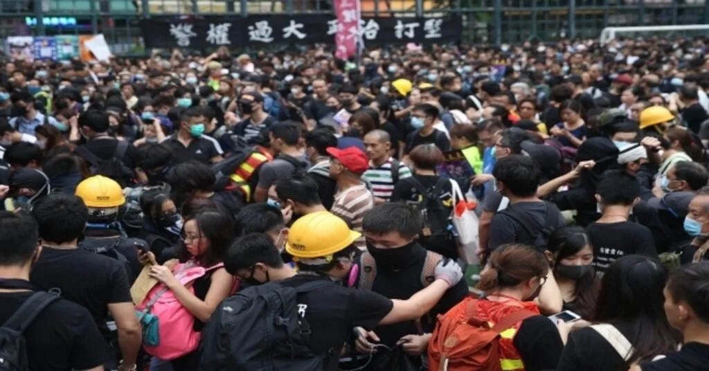 Hong Kongda Hükumet Karşıtları Sokağa Döküldü