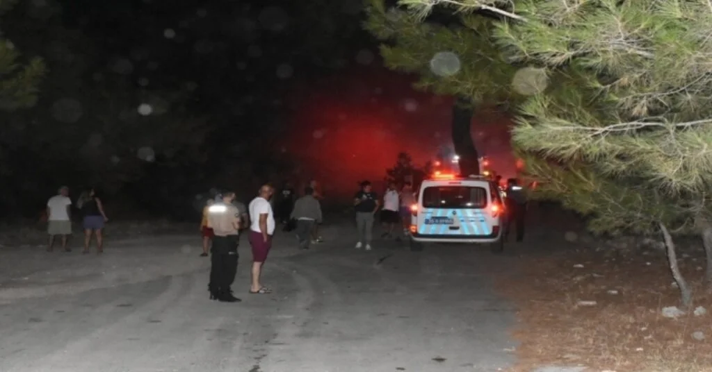 İzmirde Aynı Bölgede 2 Gün Arayla 2Nci Kez Orman Yangını