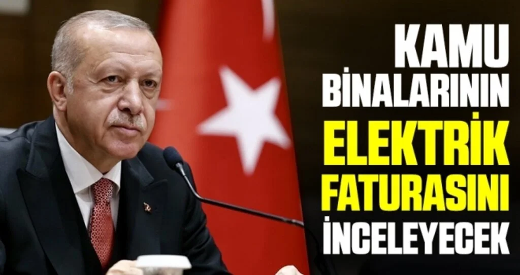 Kamu binalarının elektrik faturasını inceleyecek