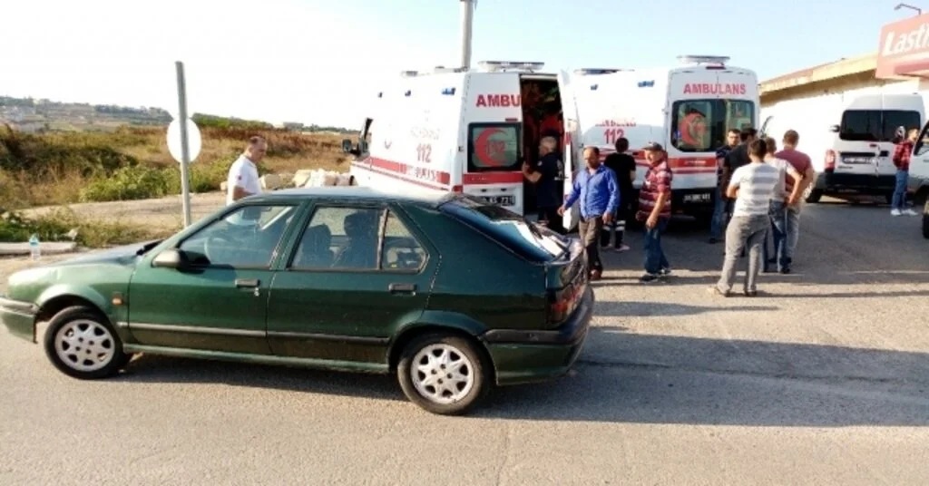 Karşıya Geçerken Otomobilin Çarptığı Yaya Yaralandı