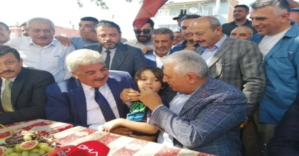 Kaymakçıda Binali Yıldırıma Sevgi Seli