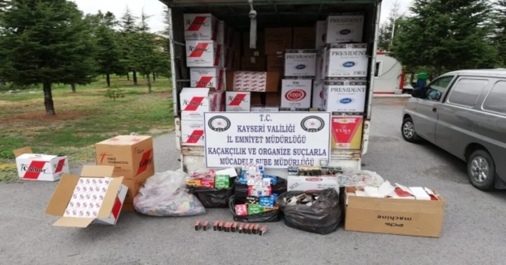 Kayseri Emniyetinden Dev Tütün Operasyonu