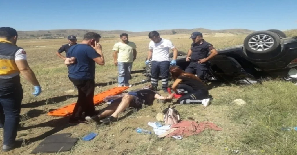 Kırşehirde Kaza 2 Yaralı