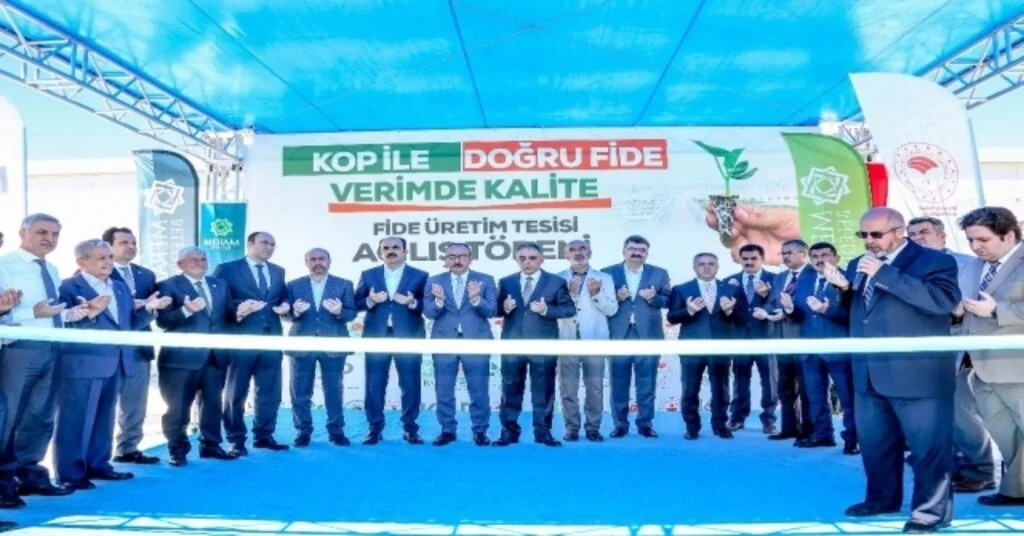 Konyanın İlk ‘Fide Üretim Tesisi Meramda Açıldı