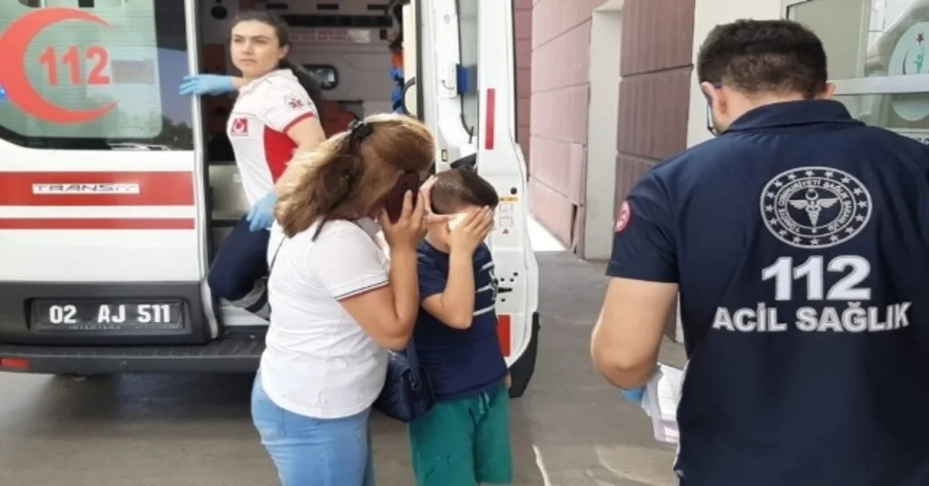Küçük Çocuğun Yüzünde Maytap Patladı