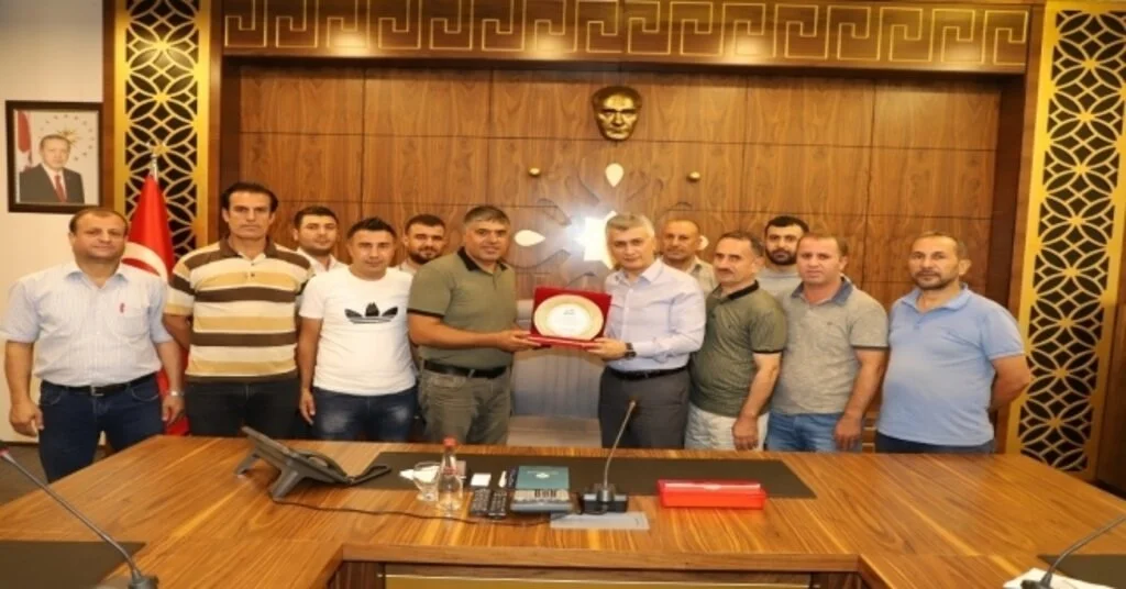 Küçük Sanayi Sitesi Esnafından Kaymakam Arıcana Ziyaret