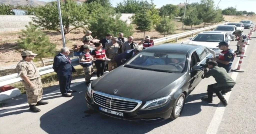 Malatya Jandarmasından Trafikte Dronelu Denetim