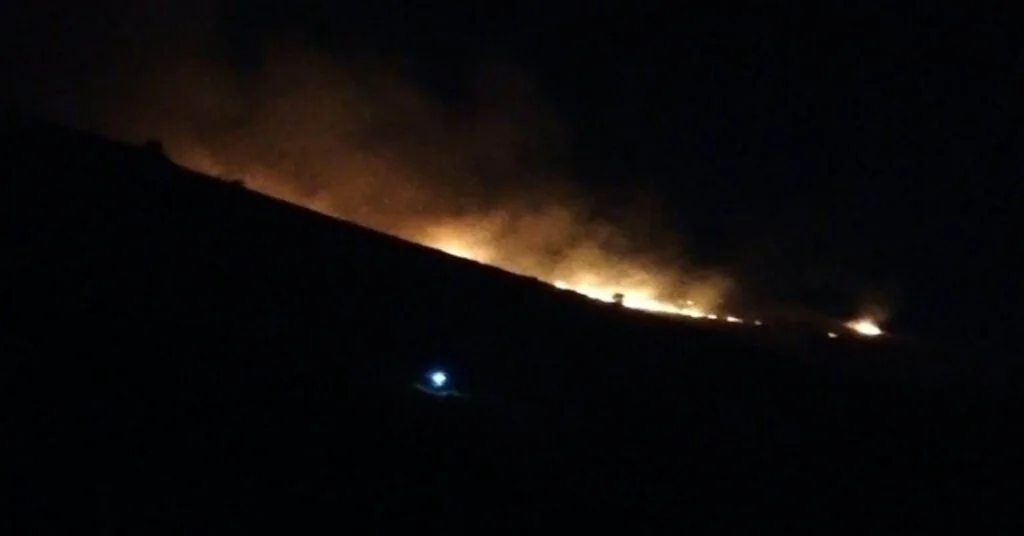 Malatyada Korkutan Yangın