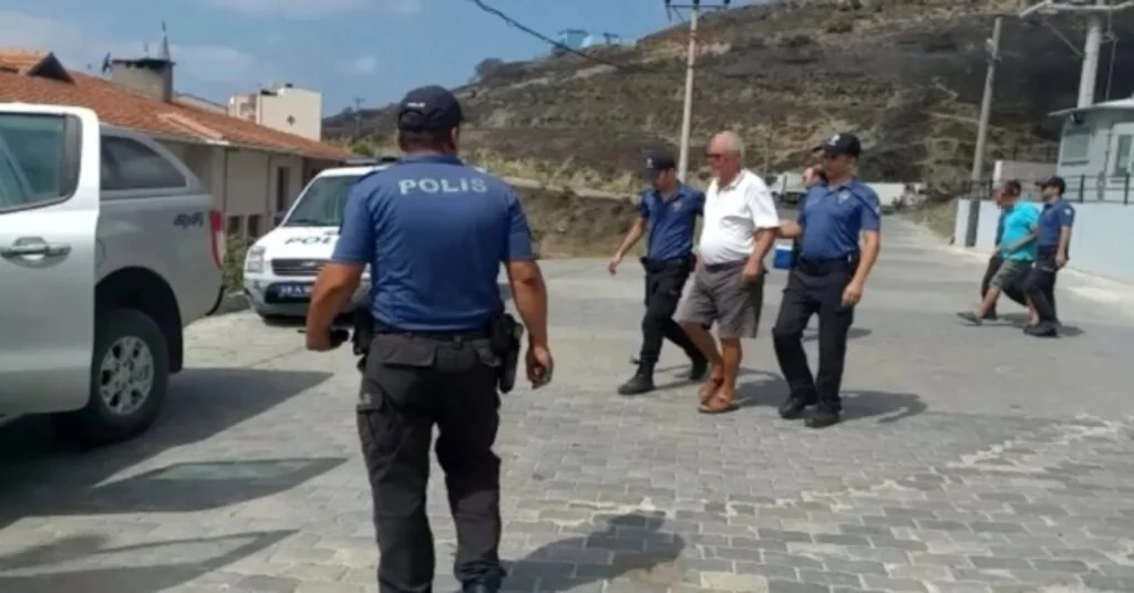Marmara Adasındaki Yangınla İlgili Baba-Oğul Adliyede