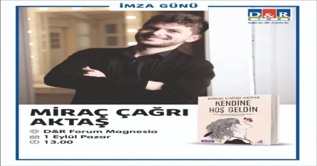 Miraç Çağrı Aktaş, Forum Magnesiada Okurlarıyla Buluşuyor