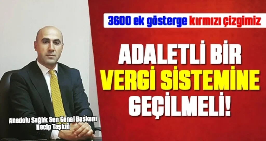 Necip Taşkın: 3600 ek gösterge kırmızı çizgimiz 