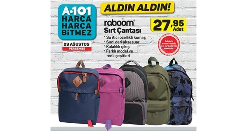 Okuldan önce hadi A101’e...