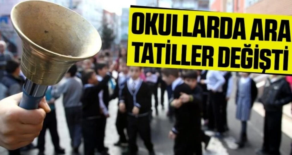 Okullarda Ara tatiller değişti 