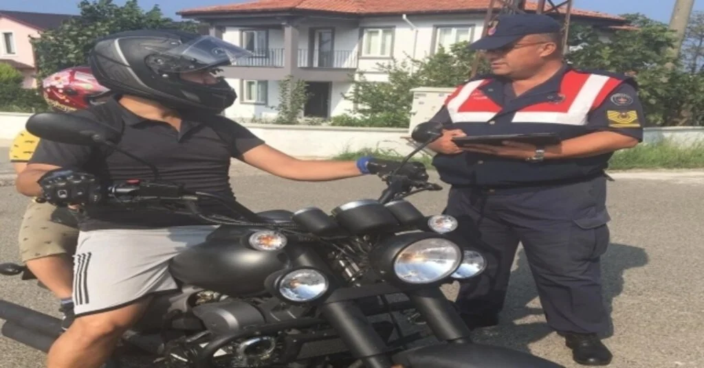 Orduda Motosiklet Kullananlara Denetim