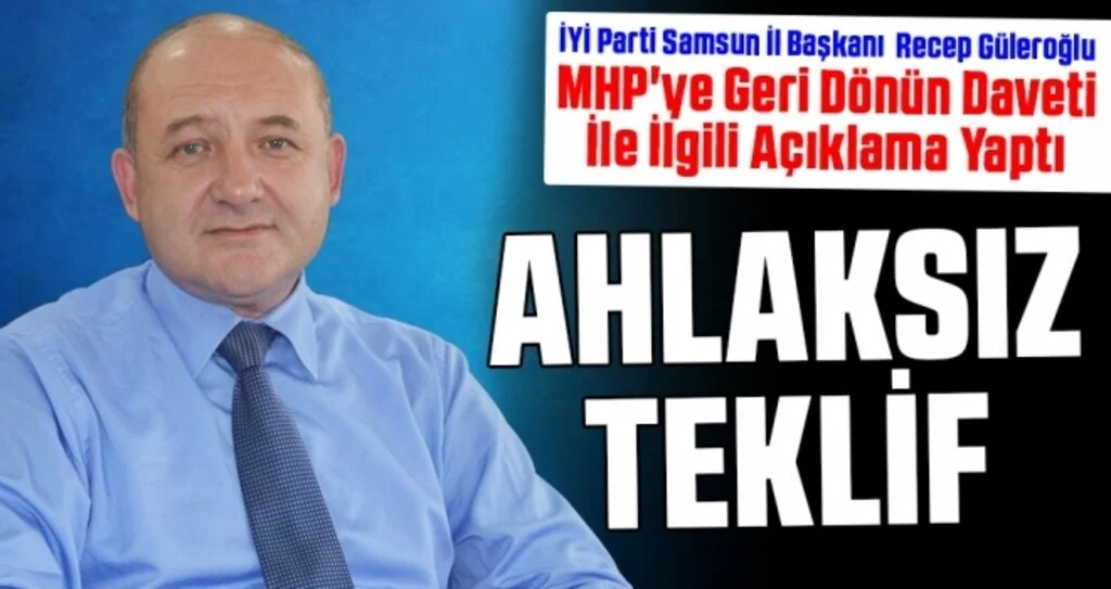 Recep Güleroğlu MHP'ye Geri Dönün Daveti İle İlgili Açıklama Yaptı
