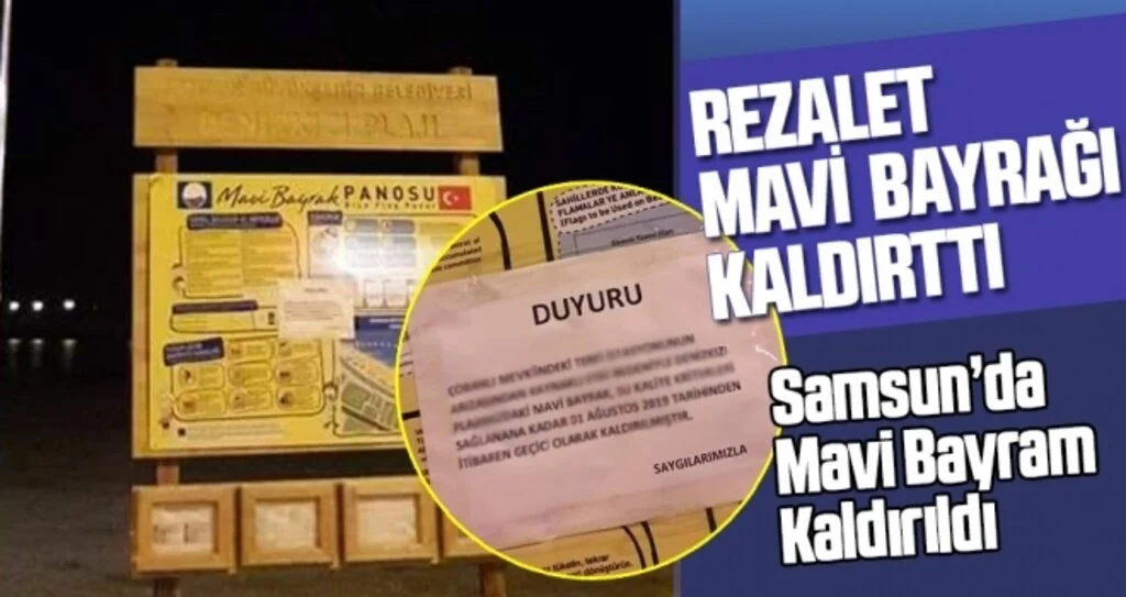 Rezalet Mavi Bayrağı Kaldırttı