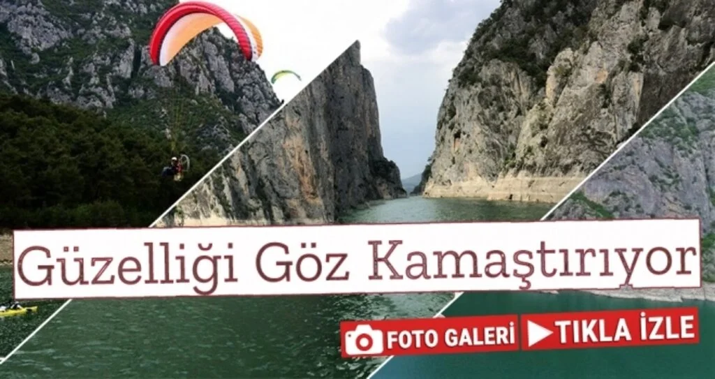 Şahinkaya Kanyonu eşsiz doğal güzelliği ile hayran bırakıyor