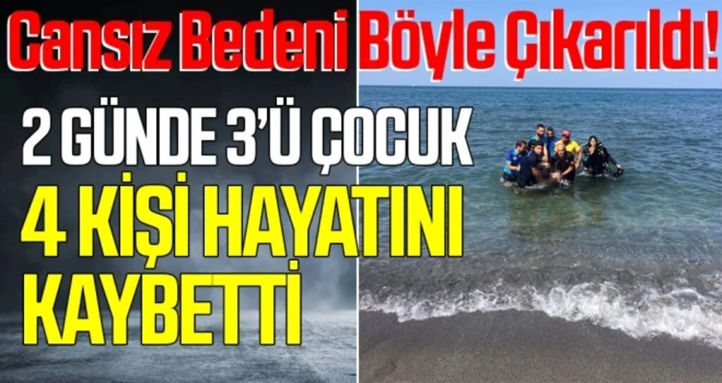 Samsun'da 20 yaşındaki genç, denizde boğuldu