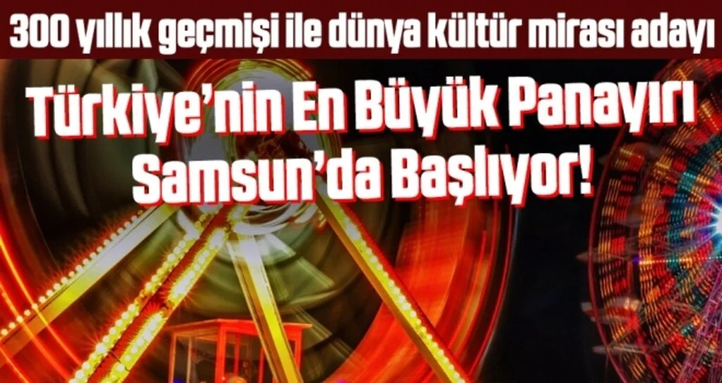 Samsun'da Tarihi Karadede Panayırı 1 Eylül'de
