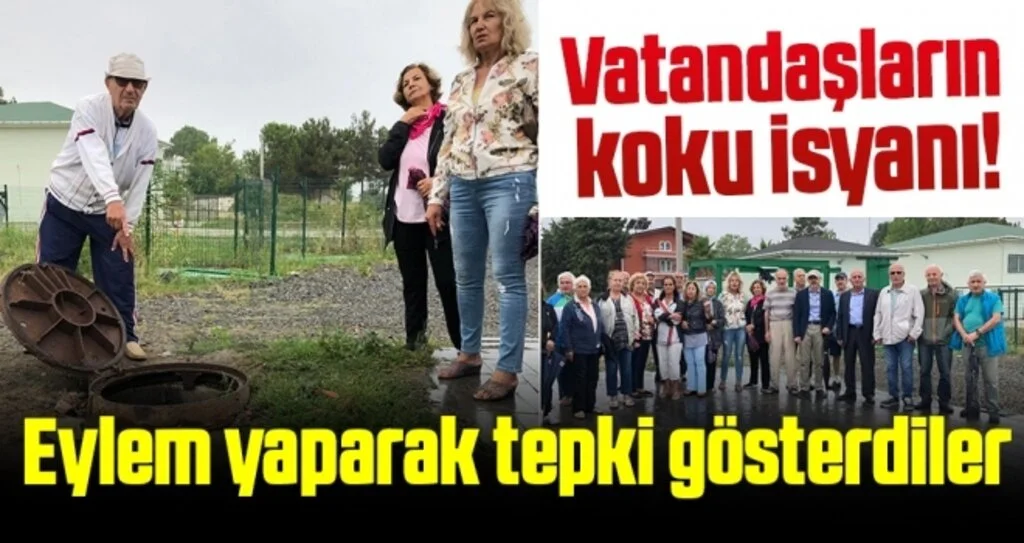 Samsun'da Vatandaşların koku isyanı