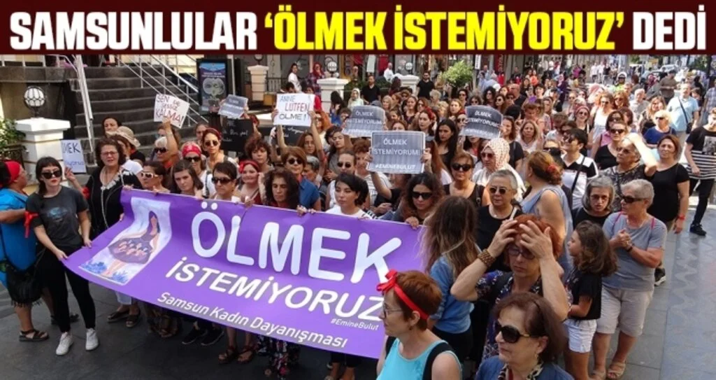 Samsunlular 'ÖLMEK İSTEMİYORUZ' dedi