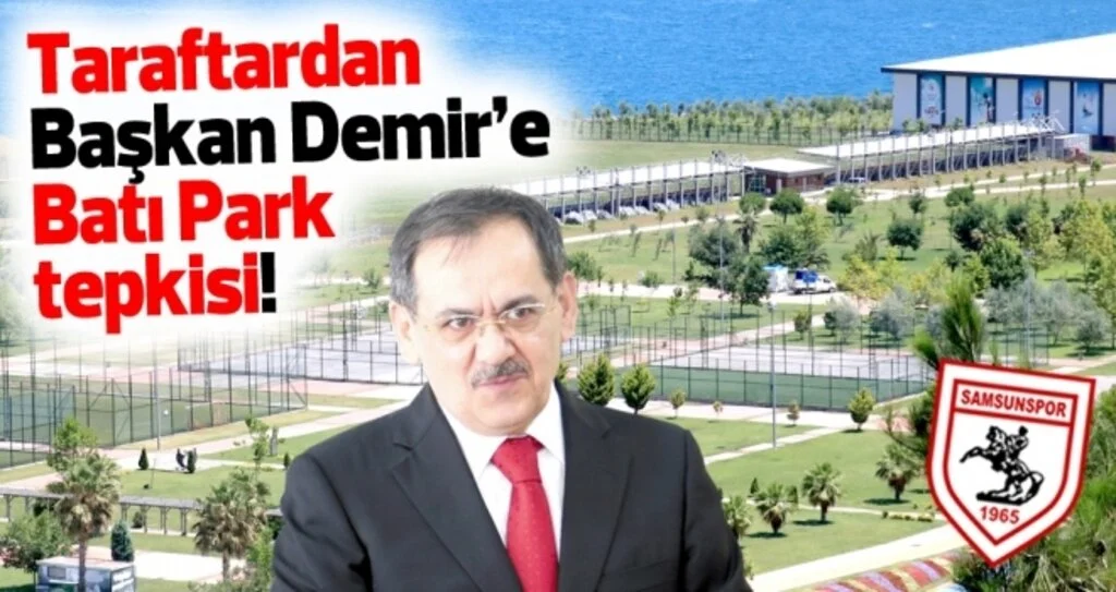 Samsunspor taraftarından Başkan Mustafa Demir'e tepki