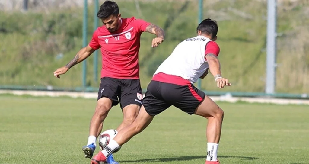 Samsunspor Tek idman yaptı