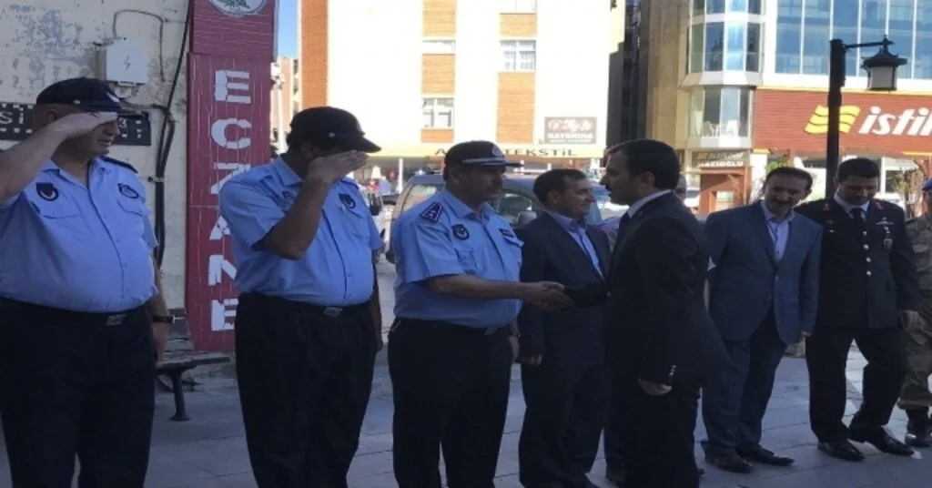 Sarıkamışta Bayramlaşma Töreni