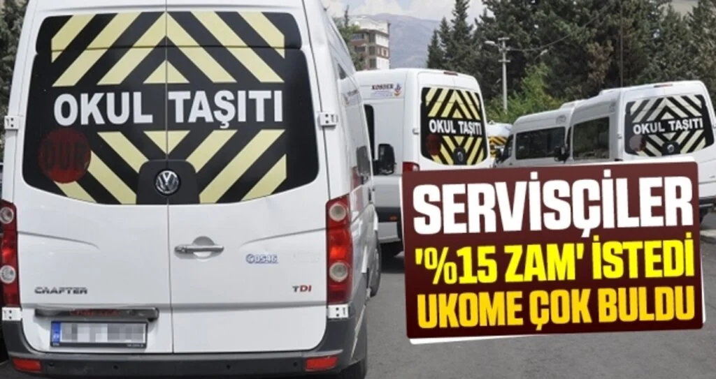 Servisçiler 'Yüzde 15 zam' istedi UKOME çok buldu