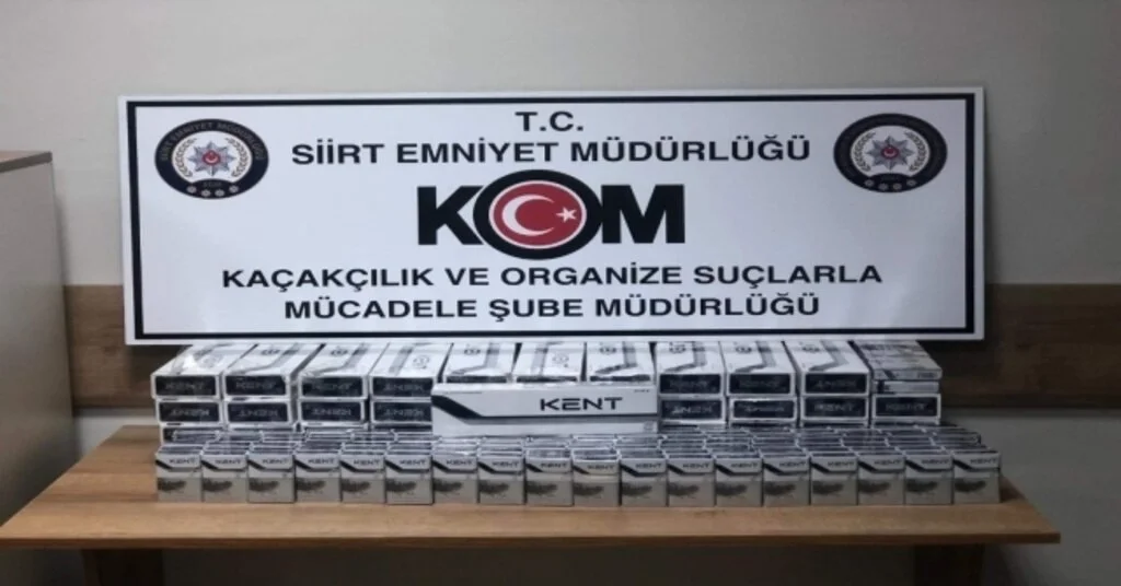 Siirtte 750 Paket Kaçak Sigara Ele Geçirildi