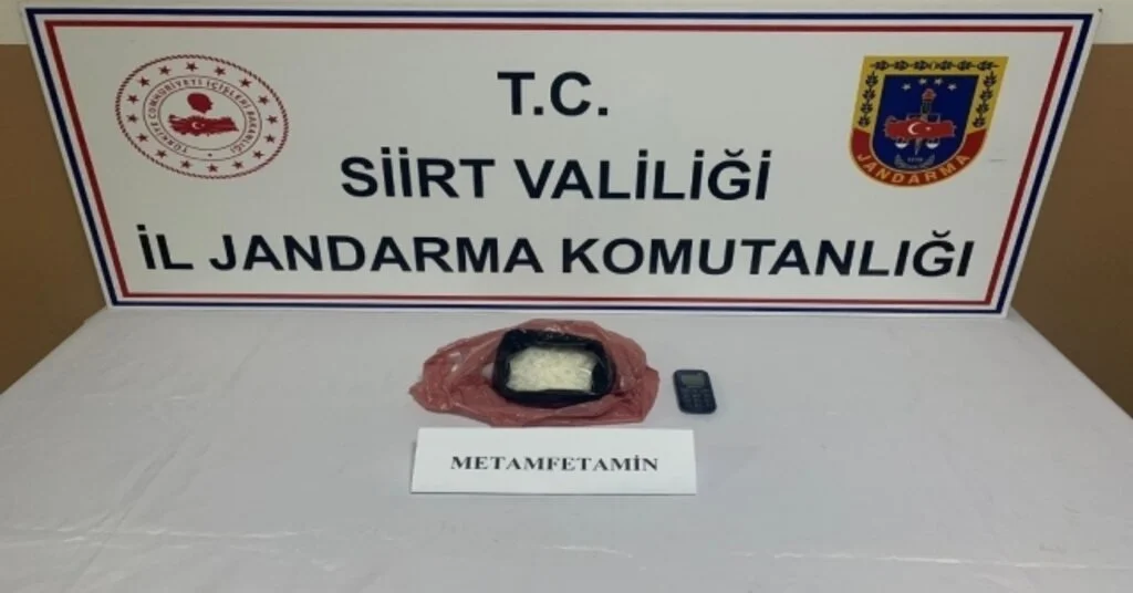 Siirtte Uyuşturucu Ticareti Yapan 1 Kişi Tutuklandı