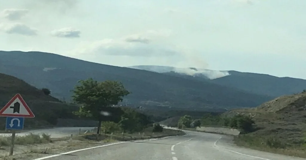 Sinopta Orman Yangını Devam Ediyor