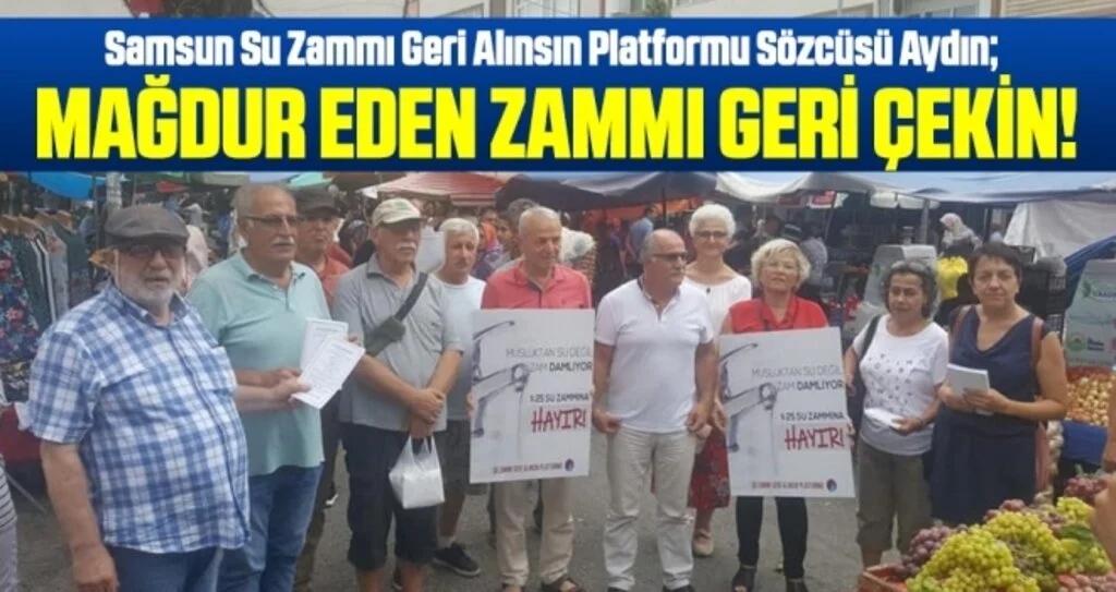 Tacettin Aydın: Mağdur eden zammı geri çekin!