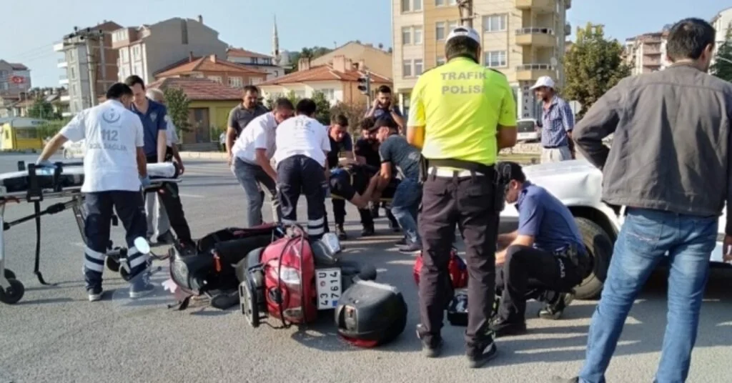 Tavşanlıda Trafik Kazası: 1 Yaralı