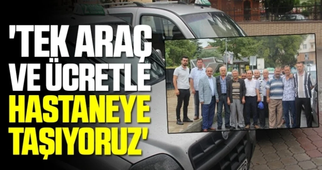 'Tek araç ve ücretle hastaneye taşıyoruz'