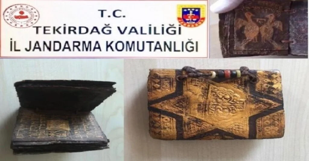 Tekirdağda Bin 500 Yıllık Tevrat Tesfiri Ele Geçirildi