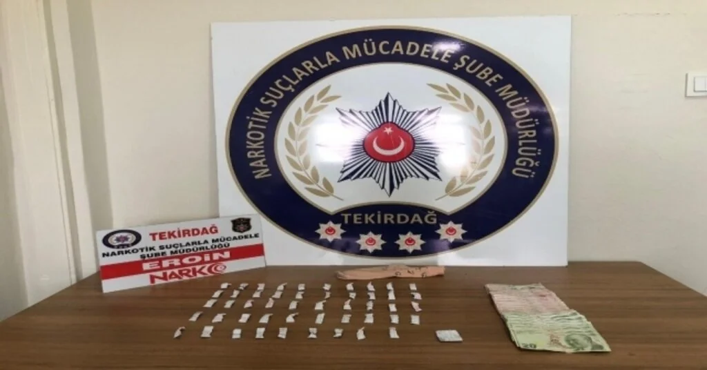 Tekirdağda Uyuşturucu Operasyonu: 2 Gözaltı