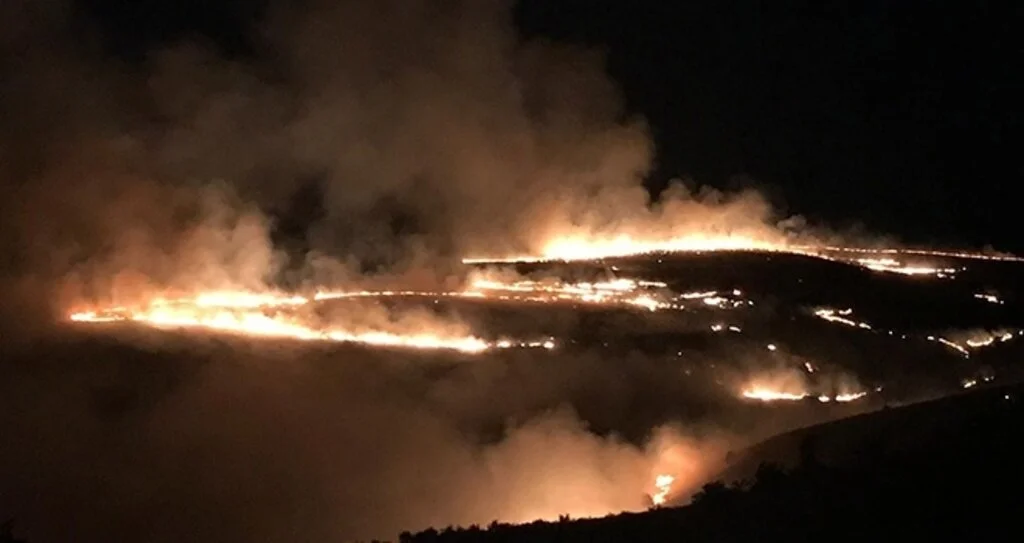 Tokat’ta örtü altı yangını