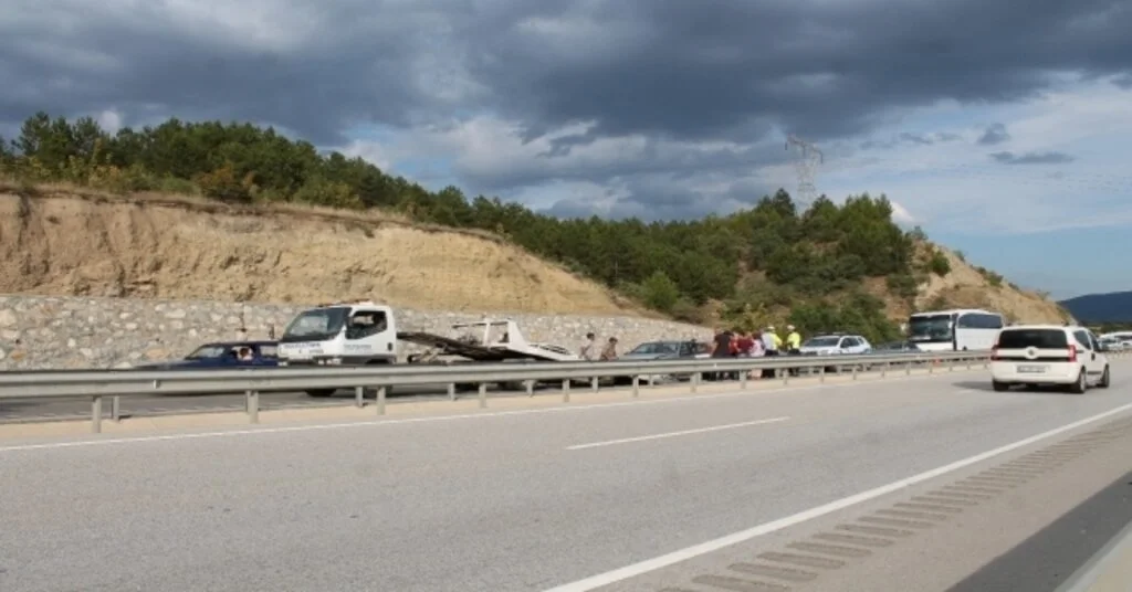 Tosyada Maddi Hasarlı Trafik Kazası