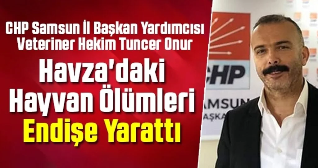 Tuncer Onur: Havza'daki hayvan ölümleri endişe yarattı