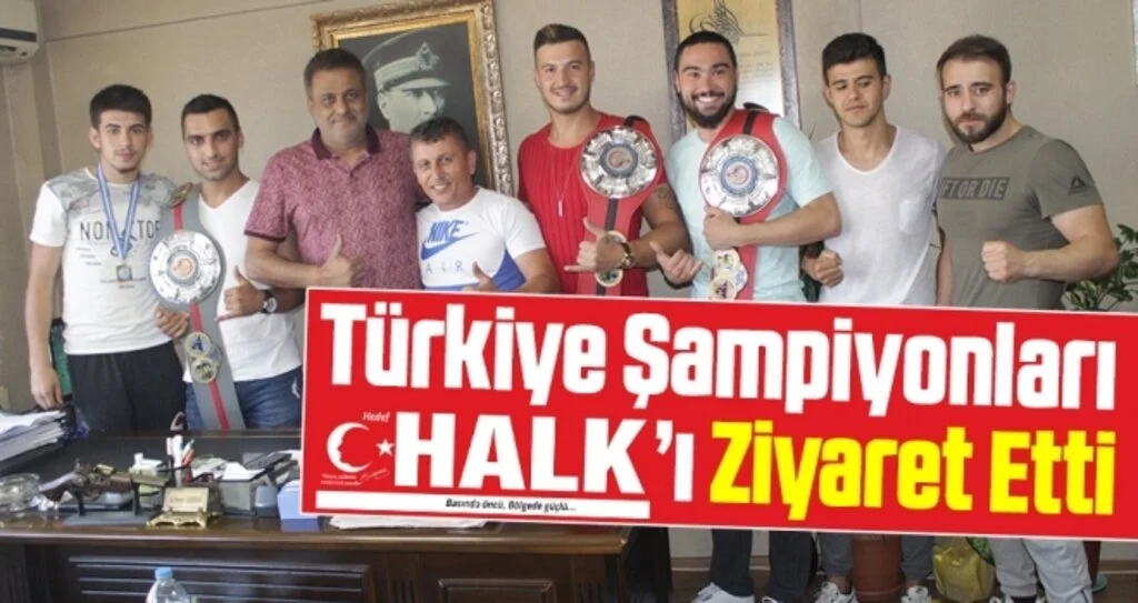 Türkiye Şampiyonları HedefHalk'ı Ziyaret Etti