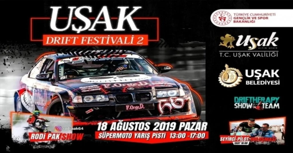 Uşak Süpermoto Pistinde Drift Festivali Yapılacak