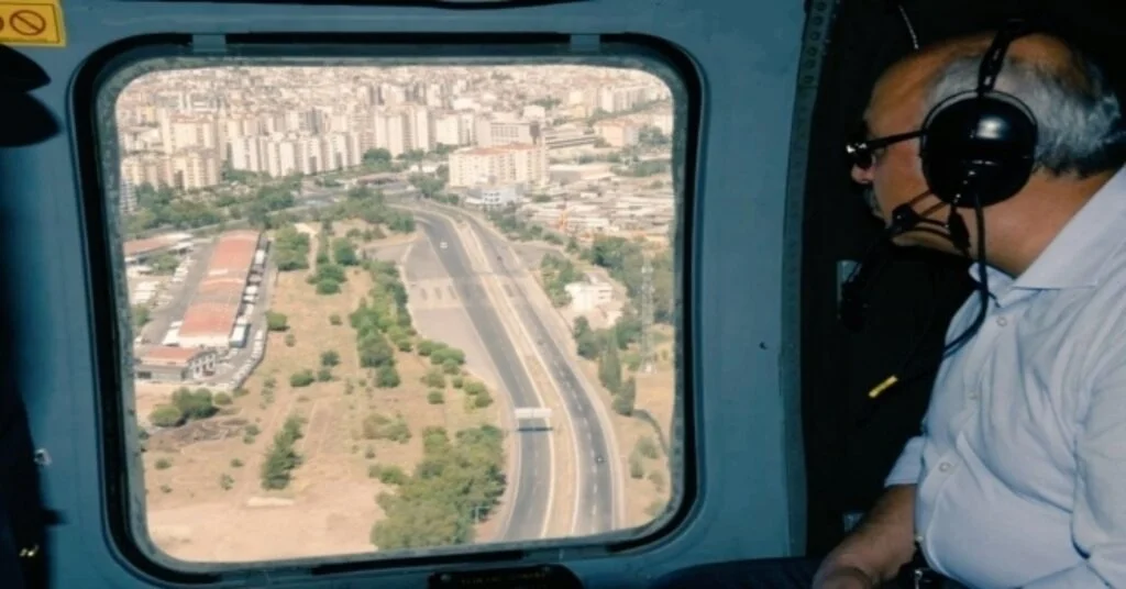 Vali Köşgerden Aydın Genelinde Havadan Denetim