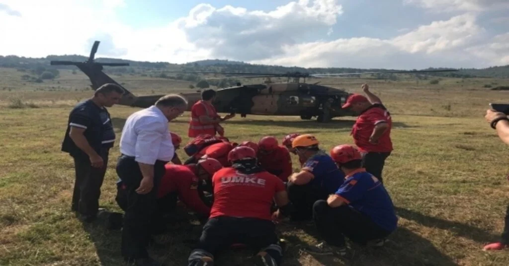 Valla Kanyonundan Geçiş Yapan Sporcunun Ayağı Kırıldı