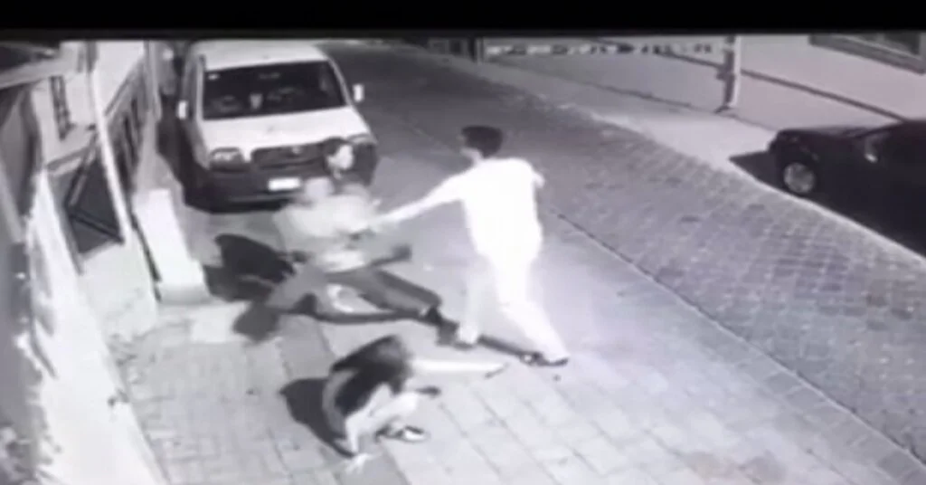 Yabancı Uyruklu Şahsın Kız Çocuğunu Kaçırmaya Çalışması Güvenlik Kamerasında