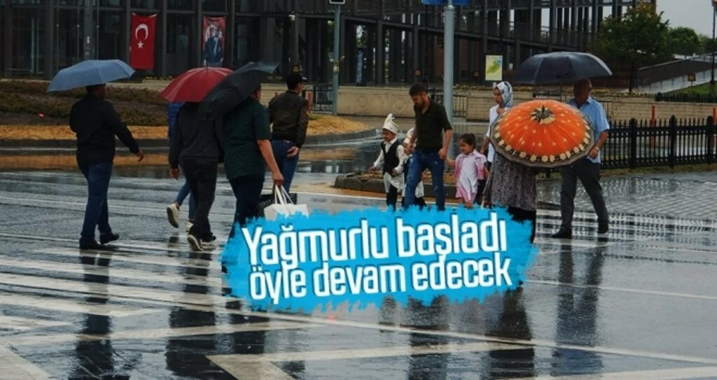 Yağmurlu başladı öyle devam edecek